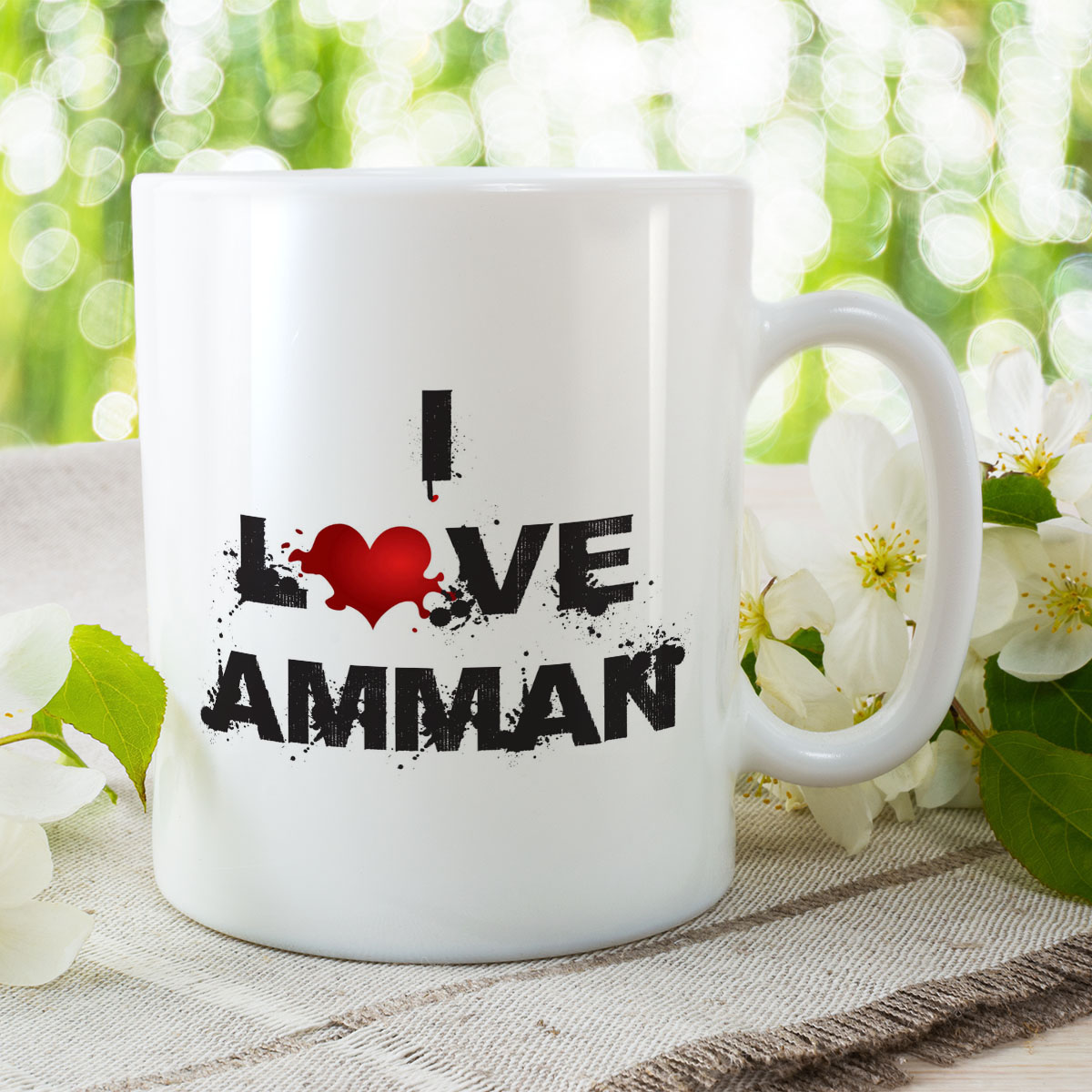 I Love Capital Cities Mug - Amman - Image 2