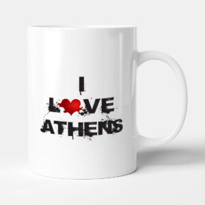 The Victorian Printing Company Athens - I Love Capital Cities Mug