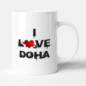I Love Capital Cities Mug - Doha