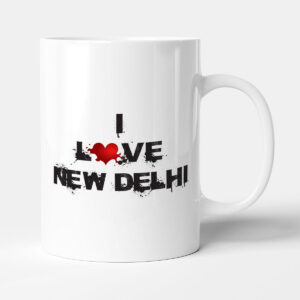The Victorian Printing Company New Delhi - I Love Capital Cities Mug