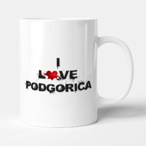 The Victorian Printing Company Podgorica - I Love Capital Cities Mug