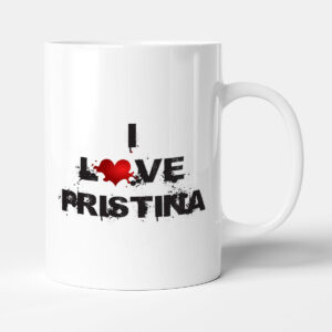 The Victorian Printing Company Pristina - I Love Capital Cities Mug