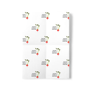 You're Totally Radish Large Anniversary Gift Wrap