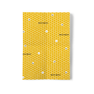 Buzz Buzz Honeycomb Large Bee Gift Wrap