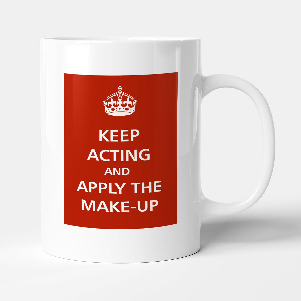 Keep Acting - And Apply The Make-Up