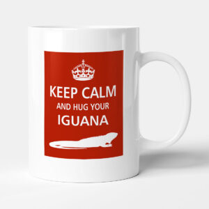 Designer Mug - Keep Calm And Hug Your Iguana
