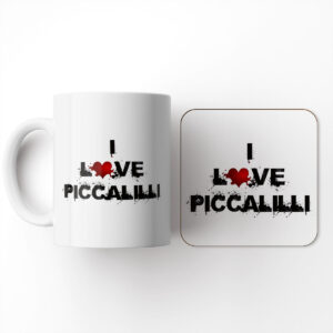 I Love Food - Piccalilli - Mug and Coaster Set