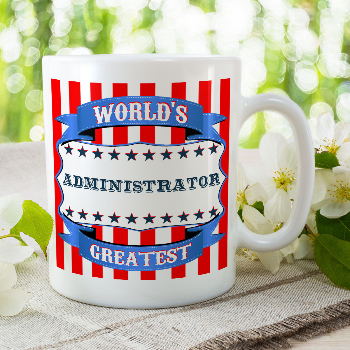 The Victorian Printing Company World's Greatest Administrator - Mug - Image 2