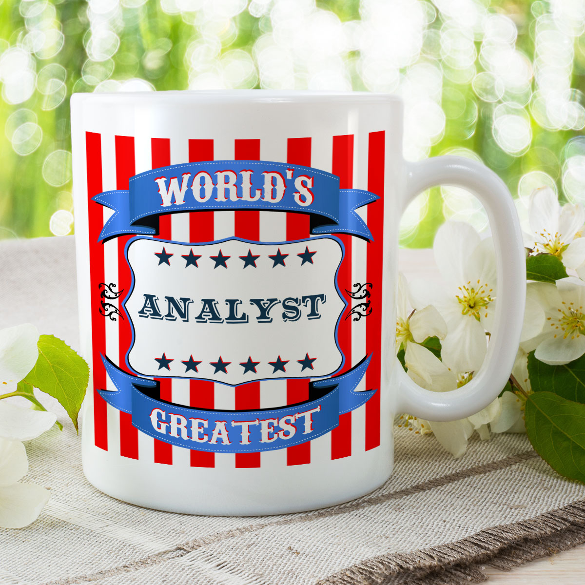 The Victorian Printing Company World's Greatest Analyst - Mug - Image 2