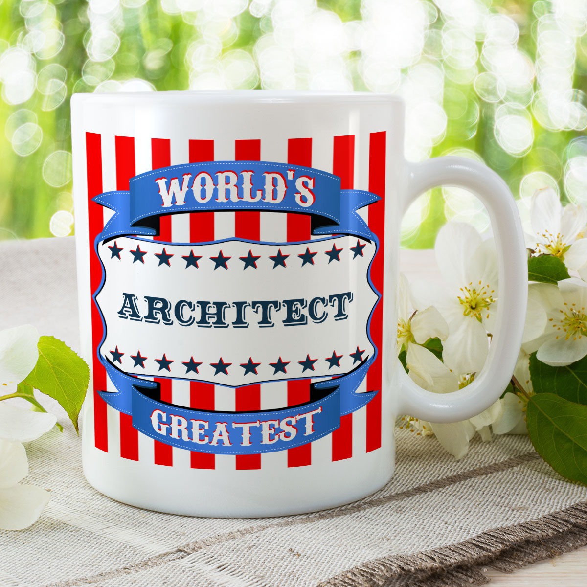 The Victorian Printing Company World's Greatest Architect - Mug - Image 2