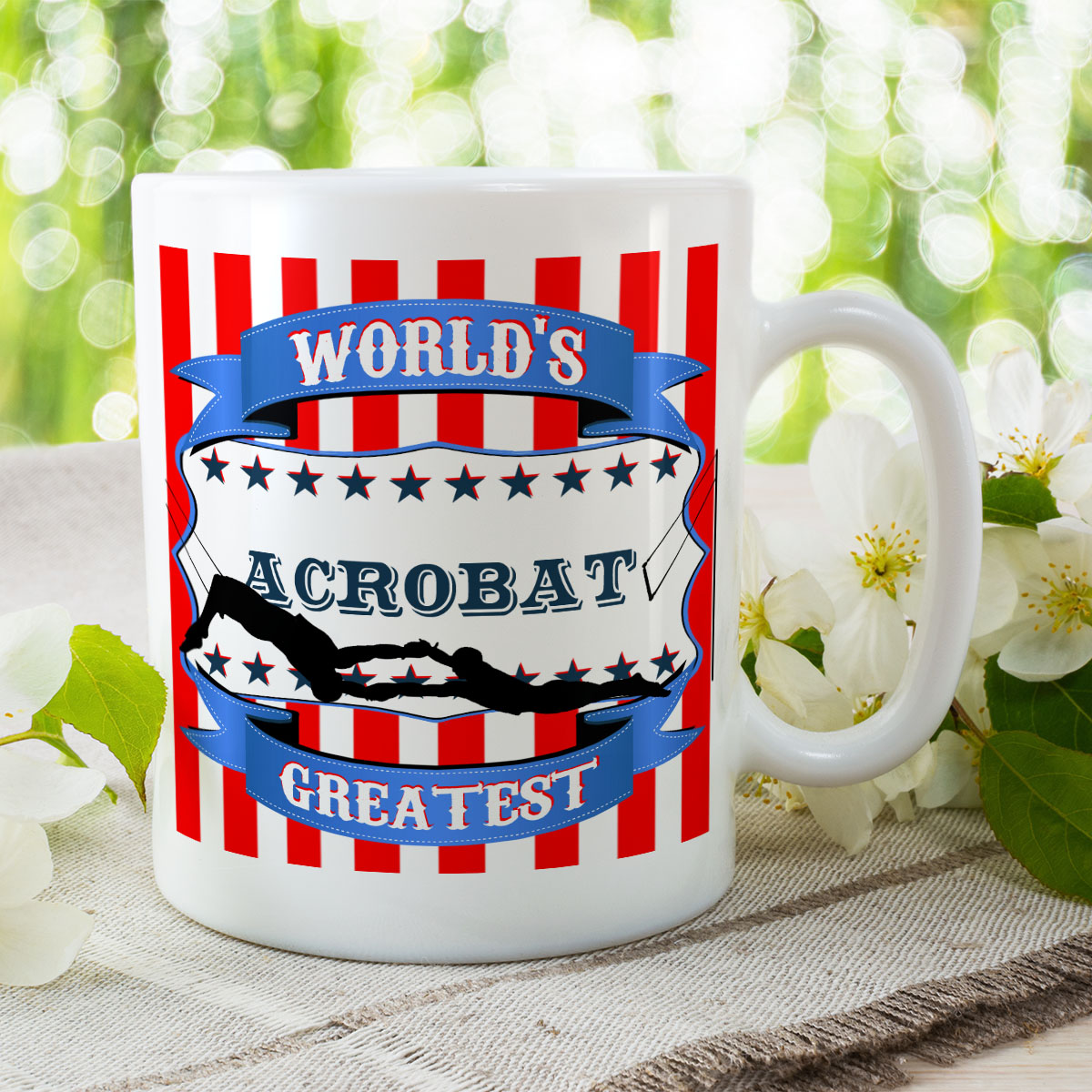 The Victorian Printing Company World's Greatest Acrobat - Mug - Image 2