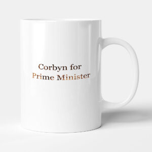 Elegant typography design funny - Corbyn for PM - Mug