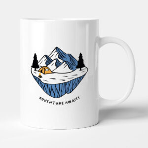 Adventure Awaits Tent - Funny Camping Gift Mug