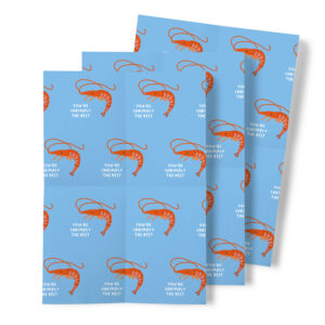 You're Shrimply The Best - Medium Anniversary Wrapping Paper