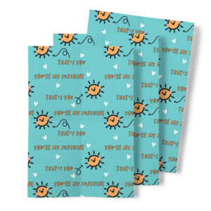 You're My Sunshine - Large Valentines Wrapping Paper