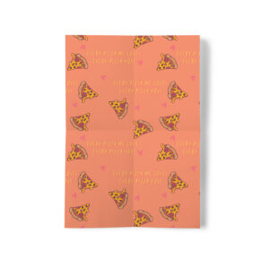 Every Pizza Me Loves Every Pizza You! - Large Pizza Valentines Wrapping Paper