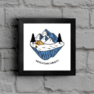 Adventure Awaits - Birthday Framed Print
