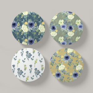 4X Floral Coasters - Coaster Set