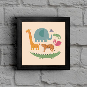 African Animals - Children's Framed Print