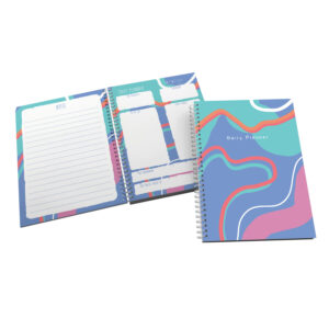 Abstract Illustrated Planner Notebook