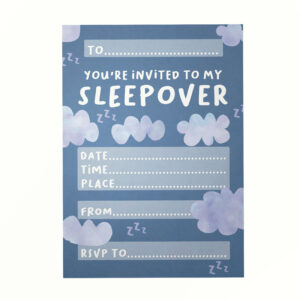 Sleepover Birthday Party Invitations