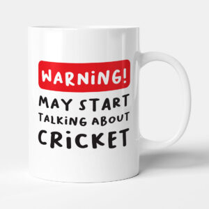 Warning! May Start Talking About Cricket - Gift Mug