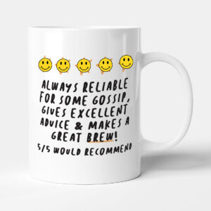 5 Star Colleague Review Funny Gift Mug