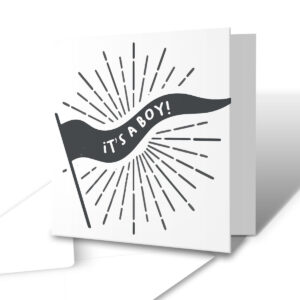 It's A Boy! - New Baby Greetings Card