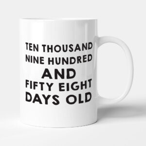30 Years In Days - Gift 30th Birthday Mug