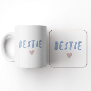 Bestie - Friendship Gift Mug and Coaster Set