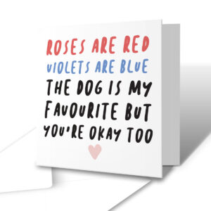 You're Okay Too - Anniversary Greetings Card
