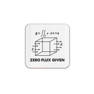 Zero Flux Given - Funny Science Single Coaster