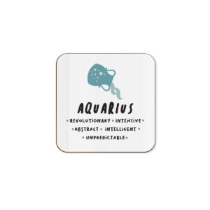 Aquarius - Zodiac Single Coaster