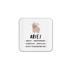 Aries - Zodiac Single Coaster