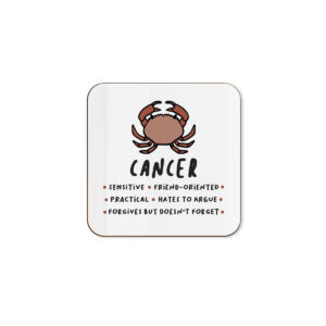 Cancer - Zodiac Single Coaster
