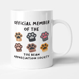 Toe Bean Appreciation Society - Funny Cat Gift Mug