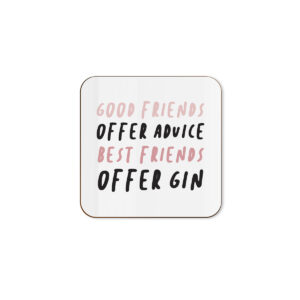 Best Friends Offer Gin - Friend Single Coaster