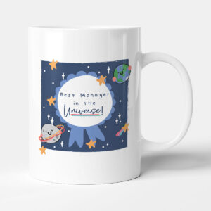 Best Manager In The Universe - Gift Funny Colleague Mug