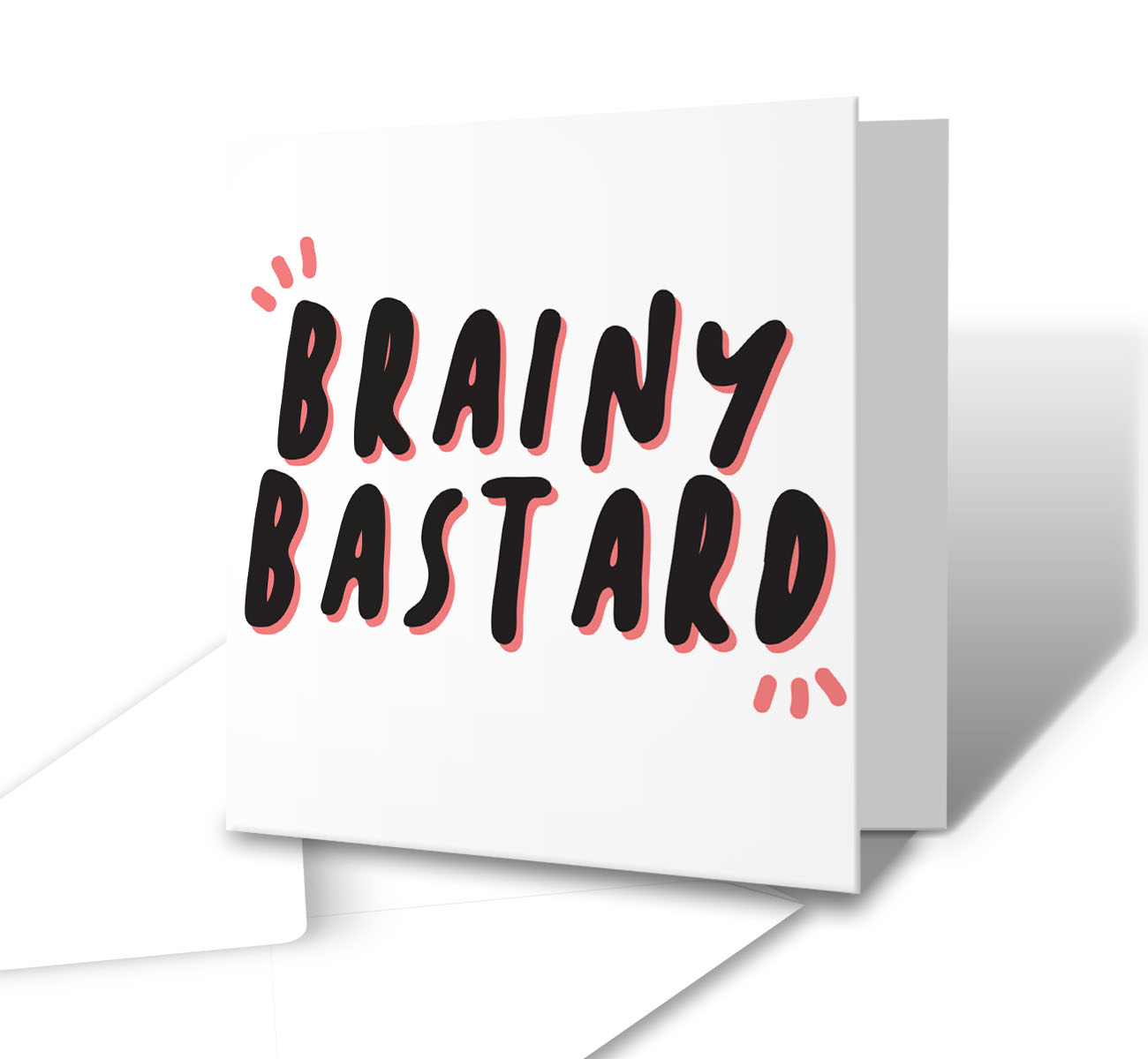 Brainy B*stard - Exam Results Congratulations Greetings Card