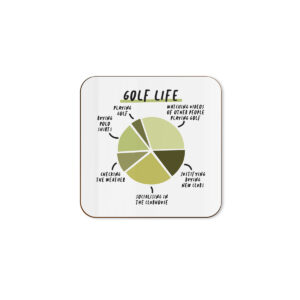 Golf Life - Funny Golfer Single Coaster