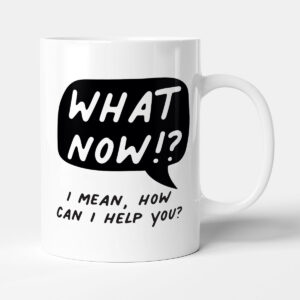 What Now!? - Gift Funny Receptionist Mug