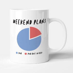 Pub Weekend Plans - Funny Gift Mug