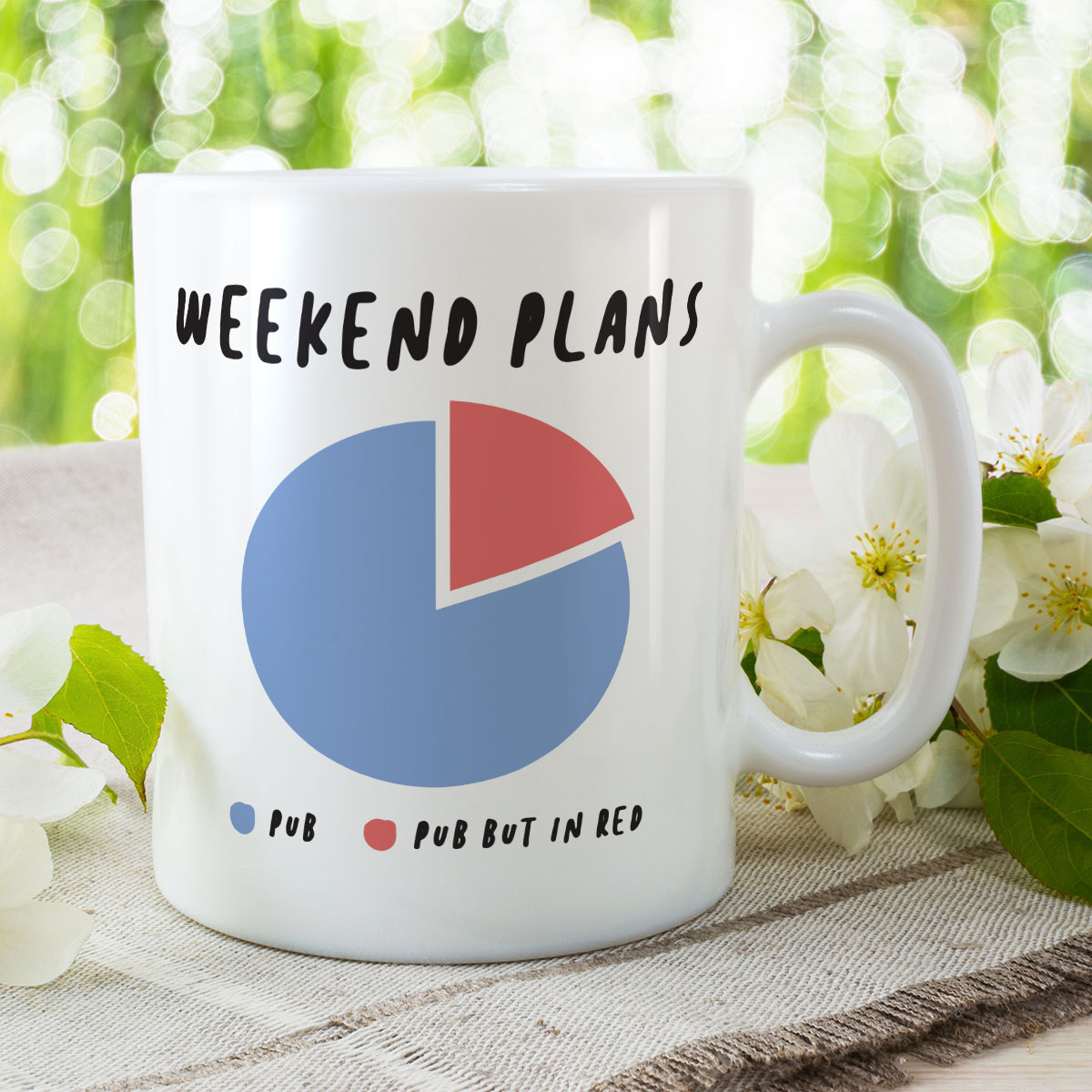 Pub Weekend Plans - Funny Gift Mug - Image 2