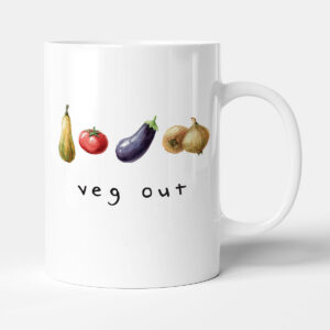 Veg Out - Gardening Funny Retirement Gift Mug