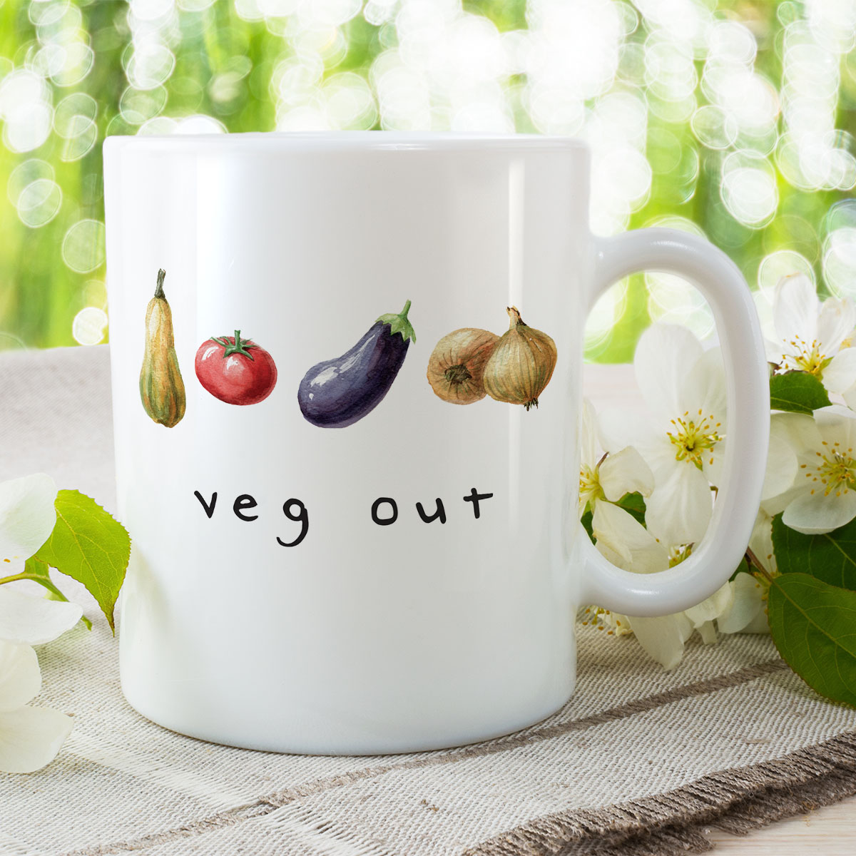 Veg Out - Gardening Funny Retirement Gift Mug - Image 2