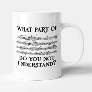 What Part Do You Not Understand? - Funny Gift Music Teacher Student Mug