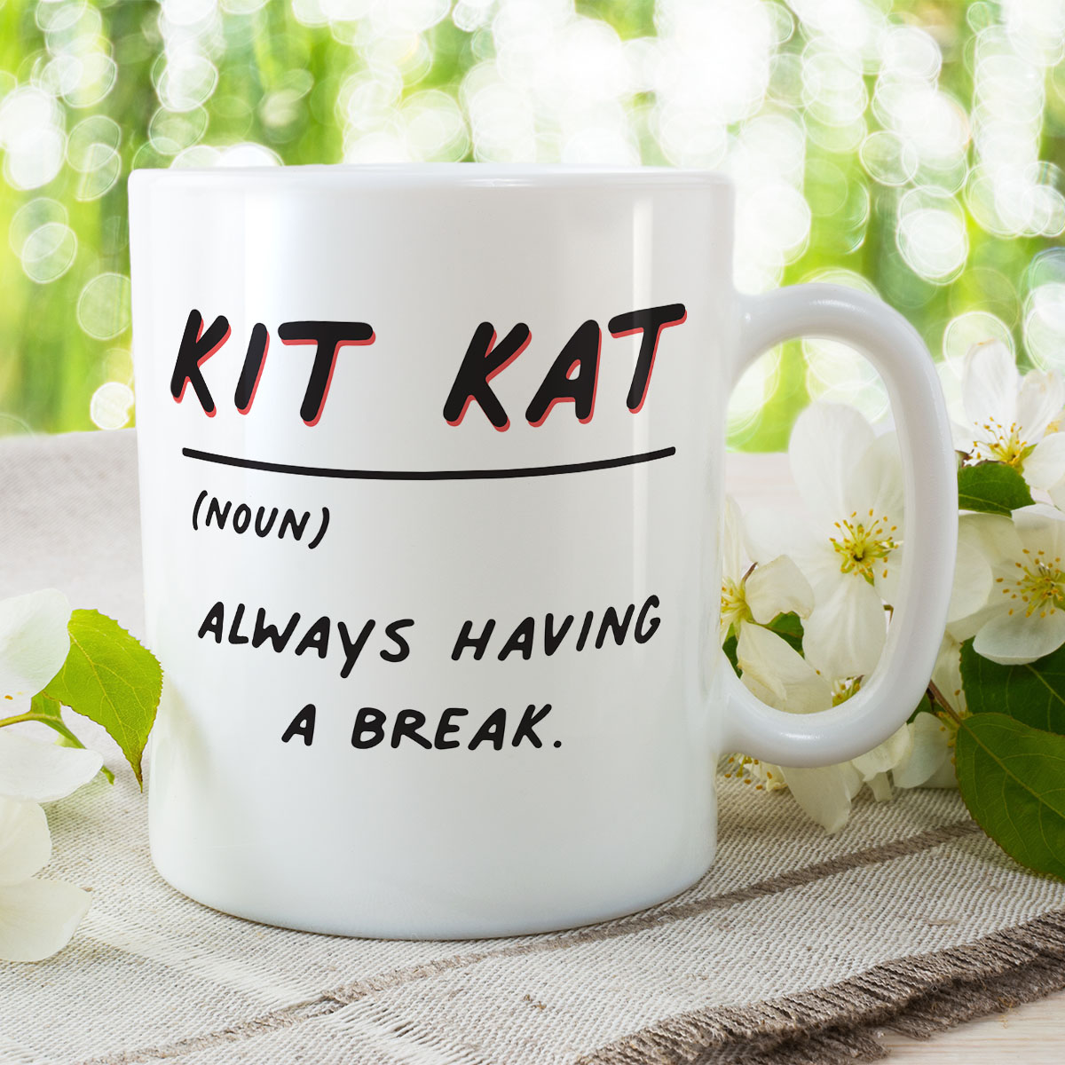 Always Having A Break - Office Funny Colleague Gift Mug - Image 2