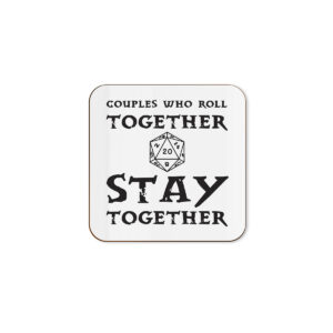 Couples That Roll Together, Stay Together - Funny Anniversary Relationship Single Coaster