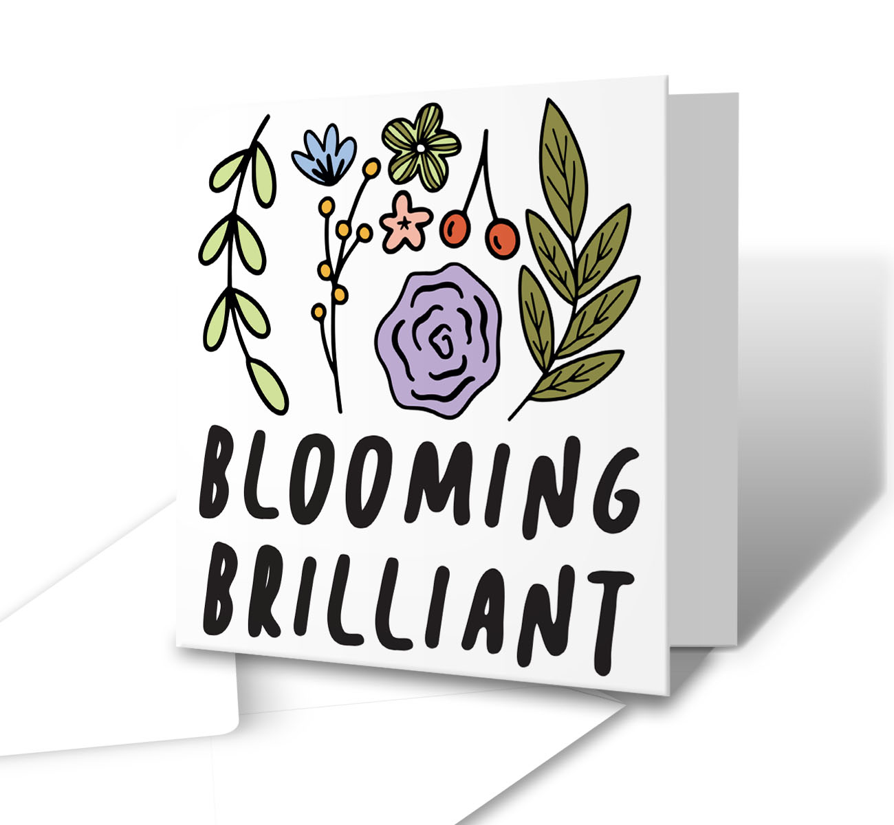 Blooming Brilliant - Funny Exam Results Congratulations Greetings Card