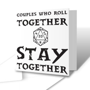 Couples That Roll Together, Stay Together - Funny Anniversary Relationship Greetings Card